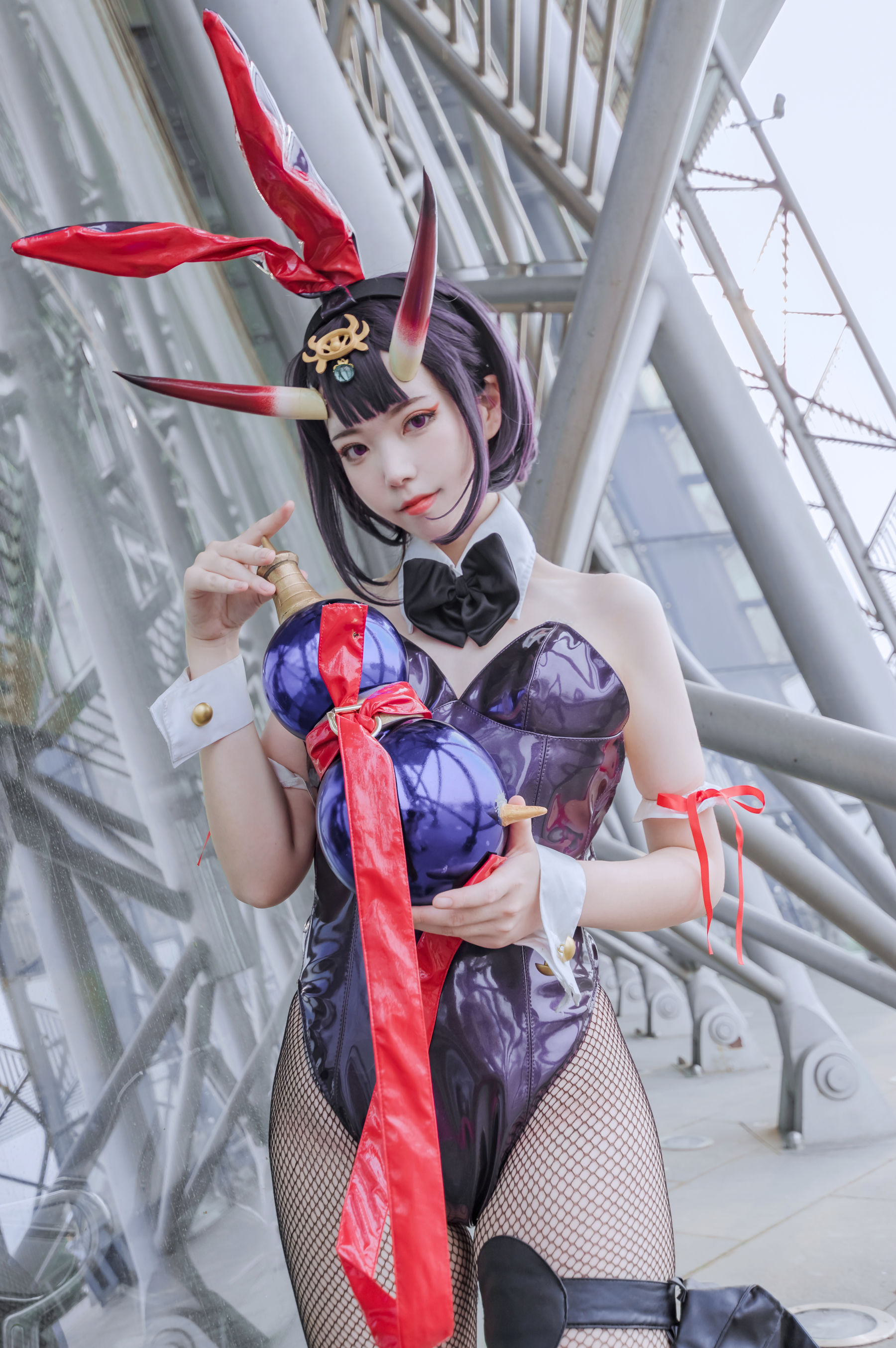 [福利COS] 可爱妹子Fushii_海堂 - 酒吞兔女郎