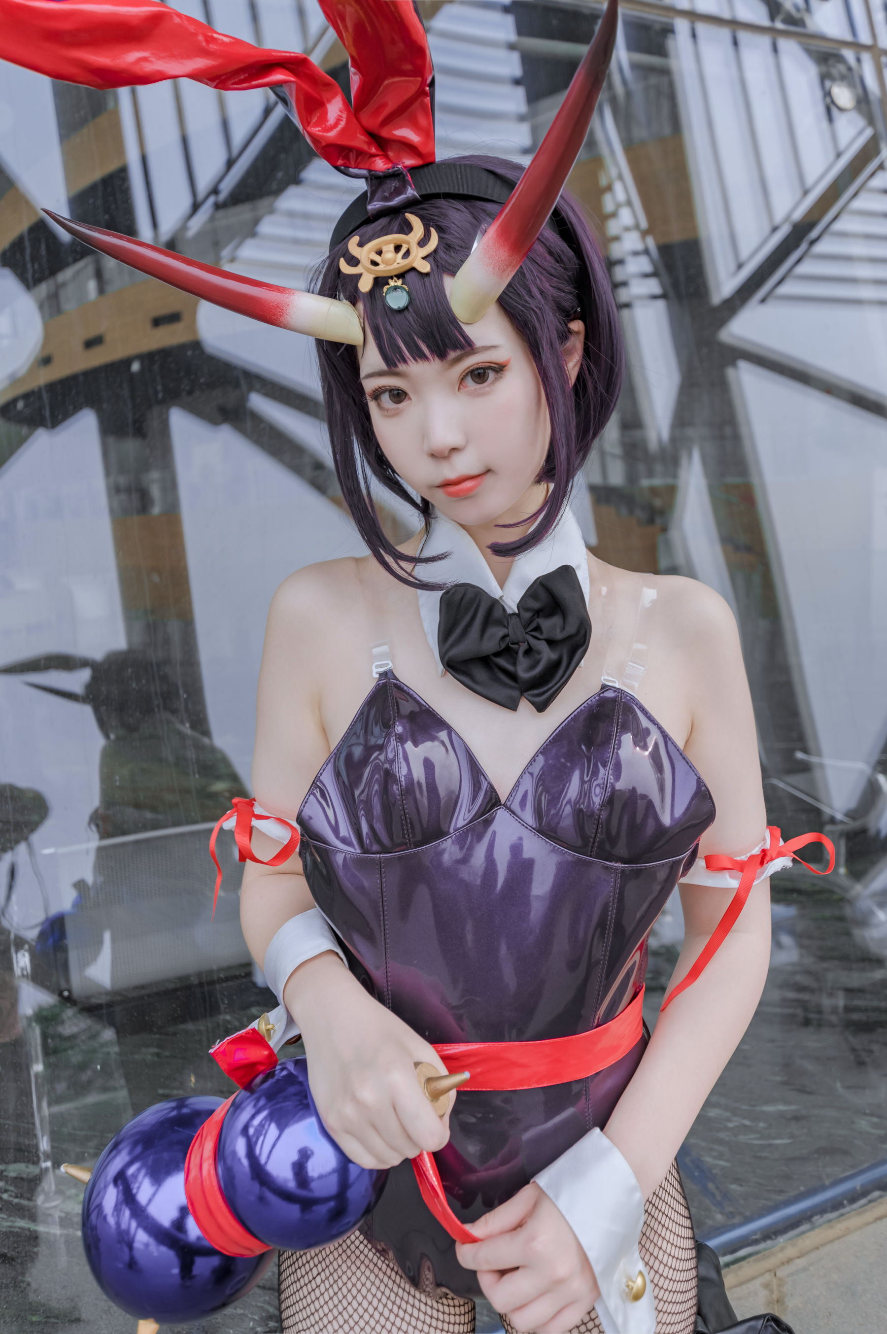 [福利COS] 可爱妹子Fushii_海堂 - 酒吞兔女郎