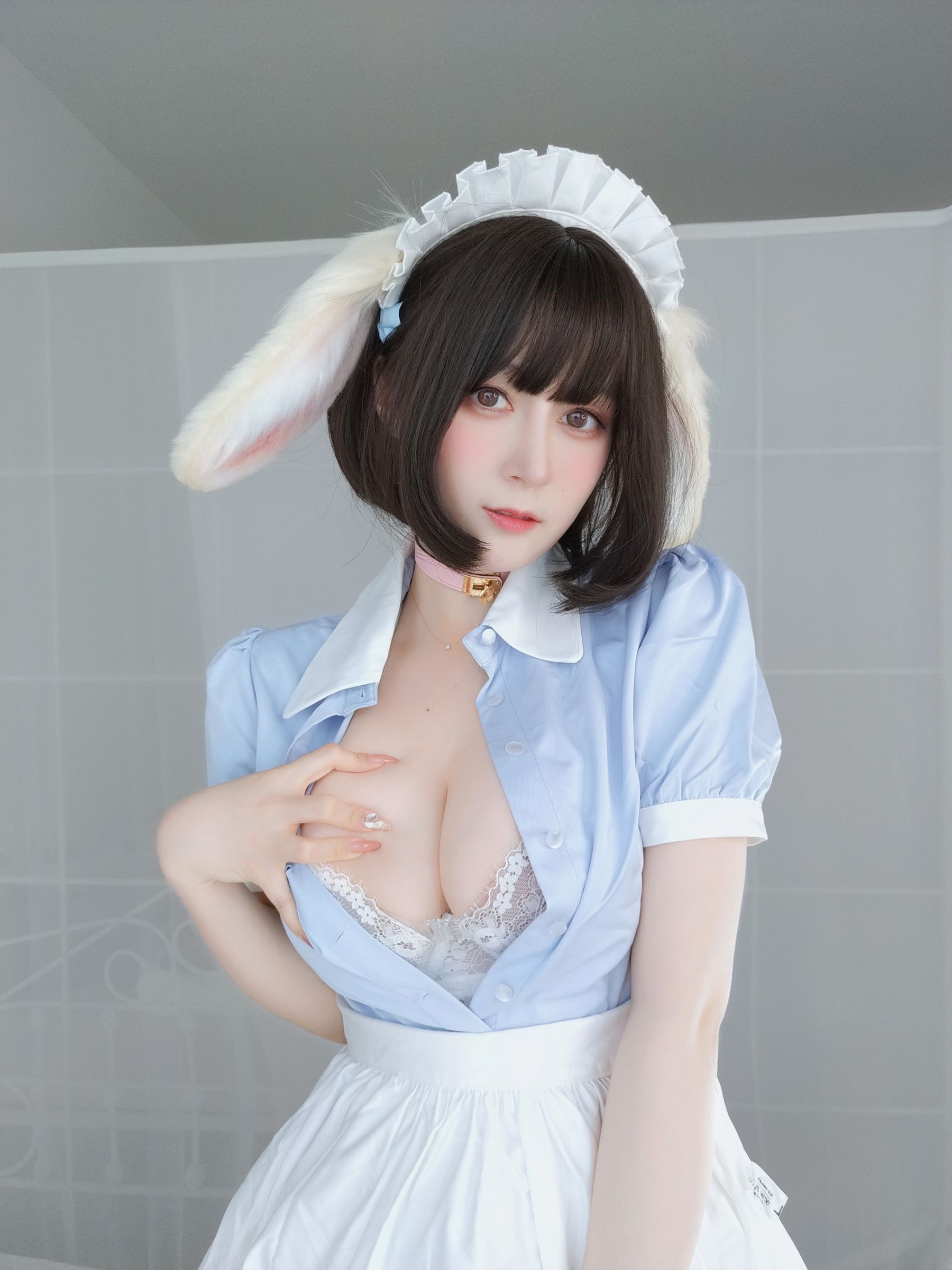 [福利COS] Coser小姐姐白银 - 兔女仆