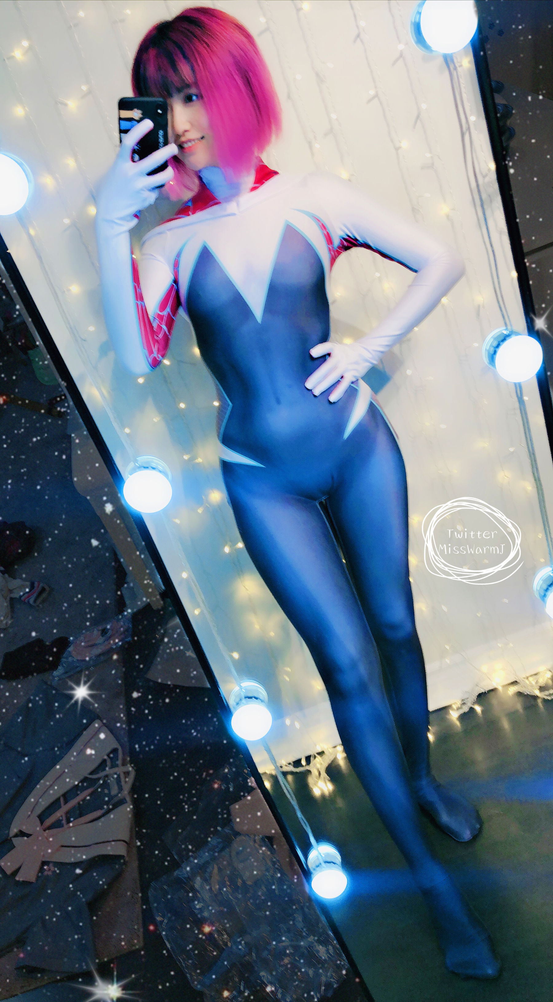 [福利COS] MisswarmJ - Spider Gwen