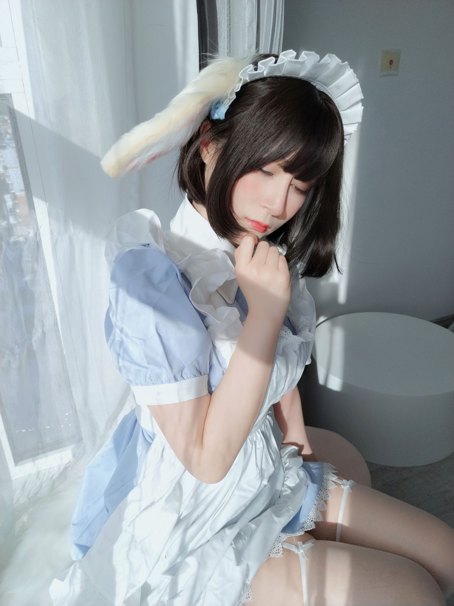 [福利COS] Coser小姐姐白银 - 兔女仆