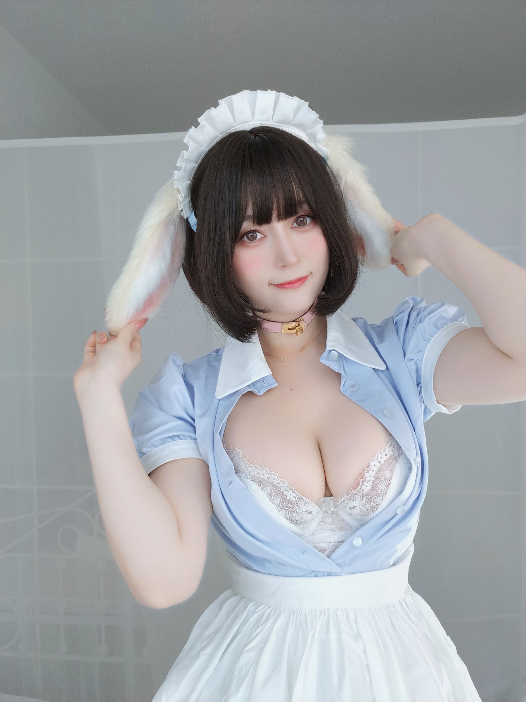 [福利COS] Coser小姐姐白银 - 兔女仆