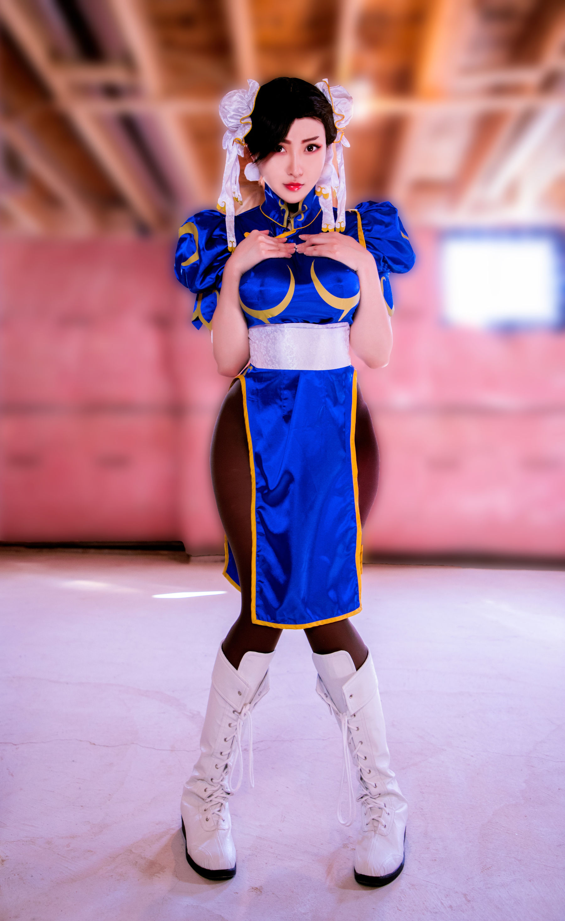 [福利COS] MisswarmJ - Chun Li