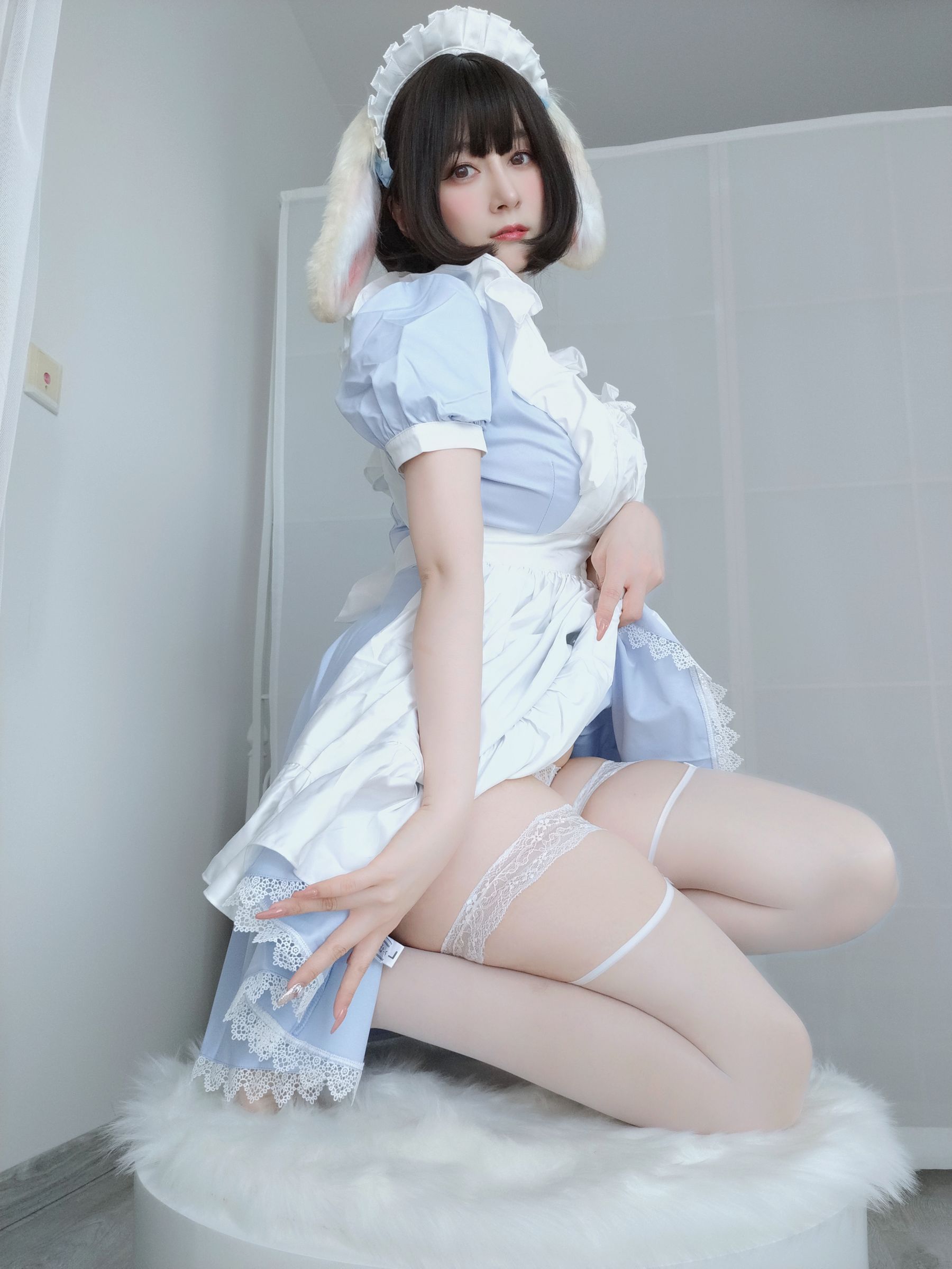 [福利COS] Coser小姐姐白银 - 兔女仆