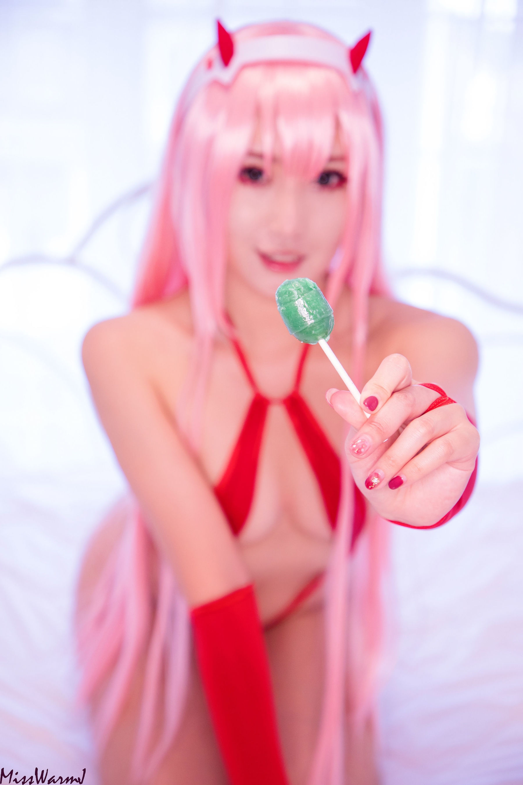 [福利COS] MisswarmJ - Zero Two Bikini