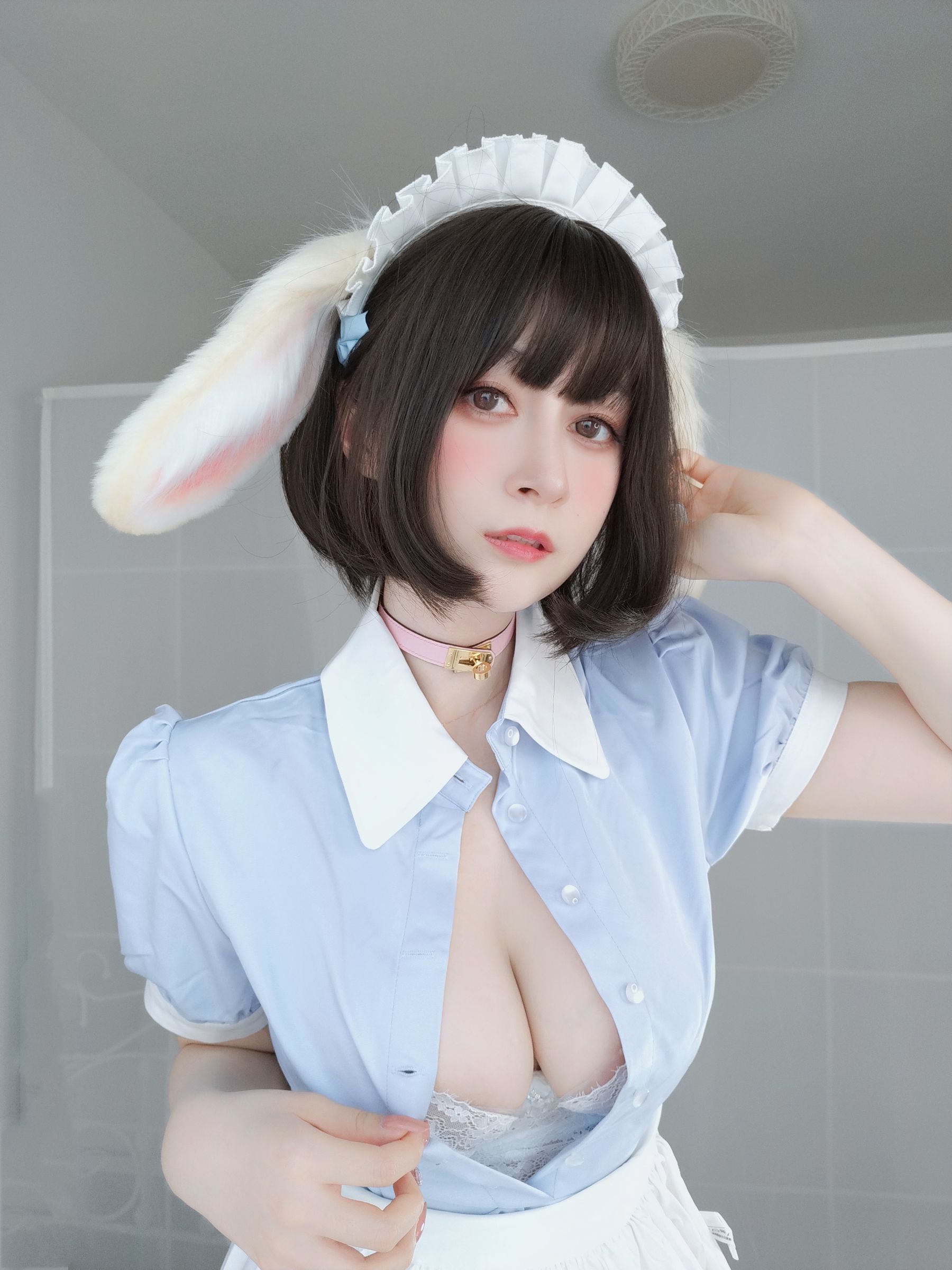 [福利COS] Coser小姐姐白银 - 兔女仆