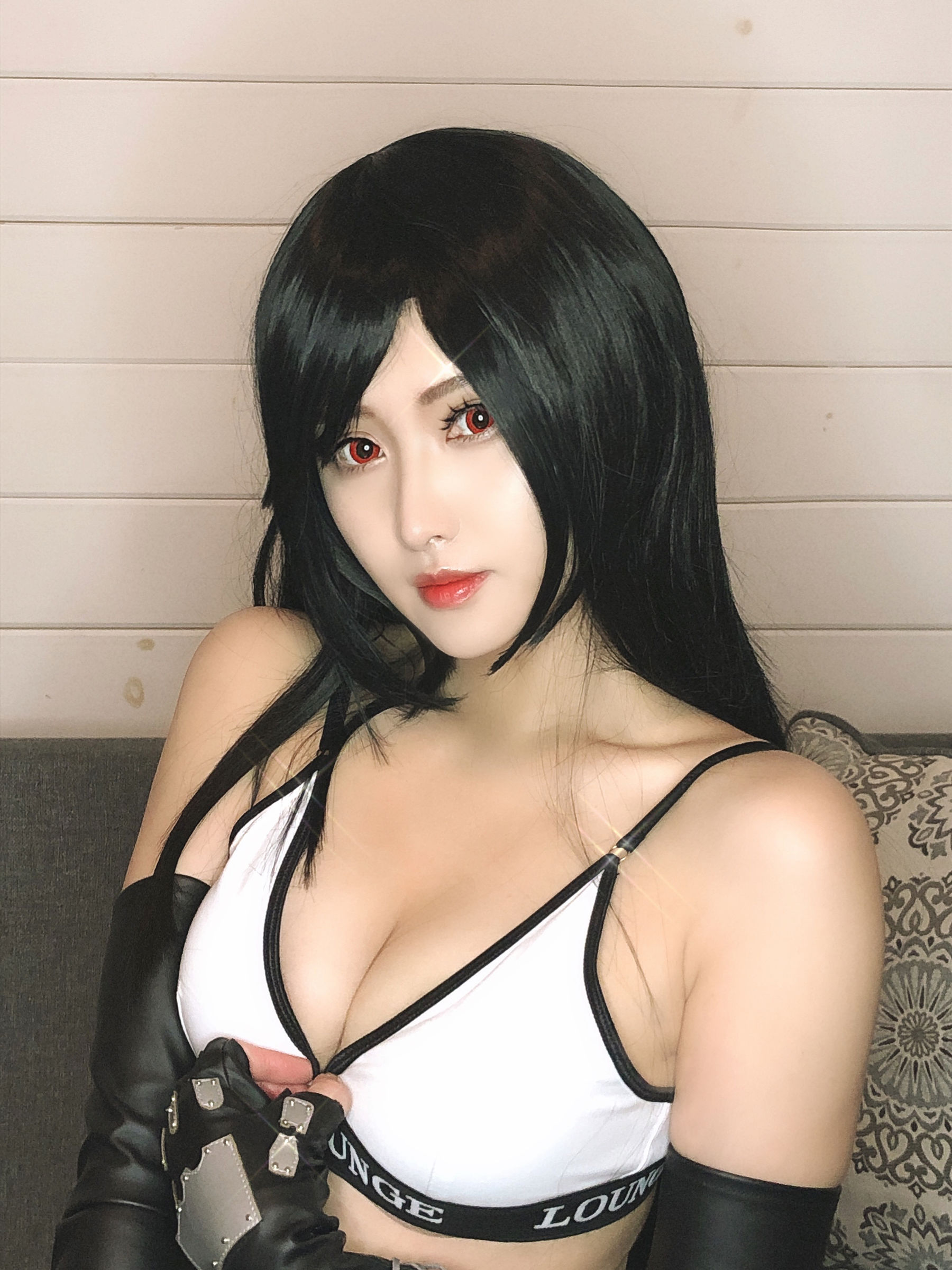 [福利COS] MisswarmJ - Tifa Phone Contents