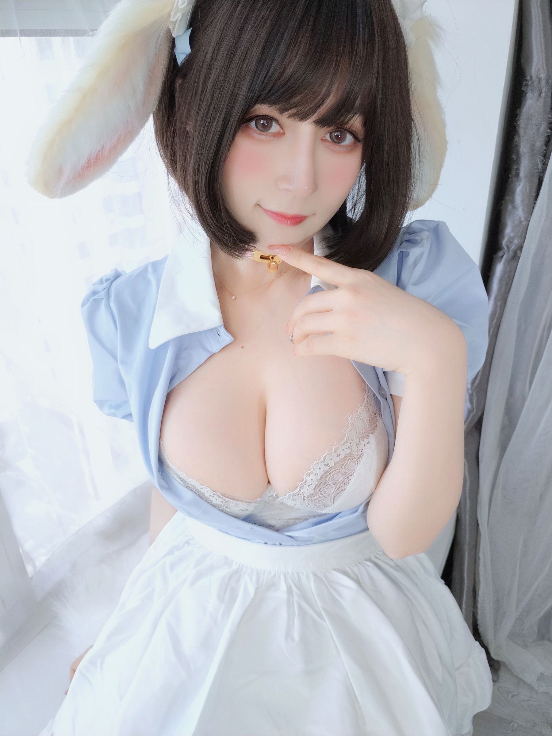 [福利COS] Coser小姐姐白银 - 兔女仆