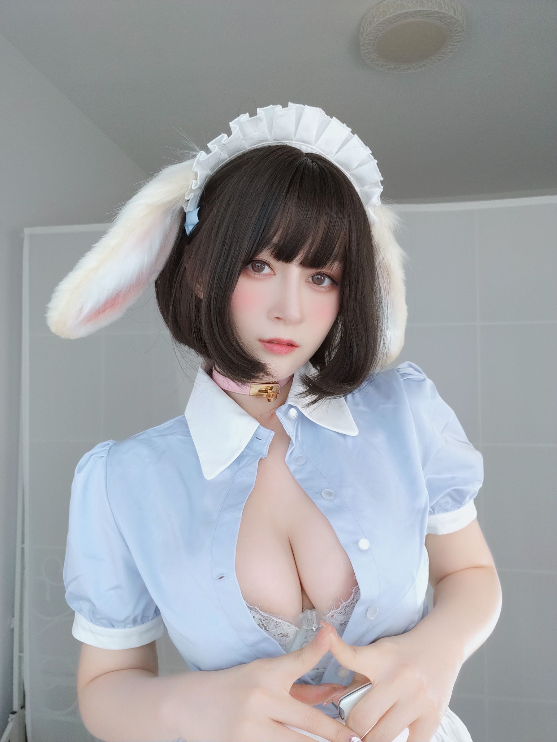 [福利COS] Coser小姐姐白银 - 兔女仆