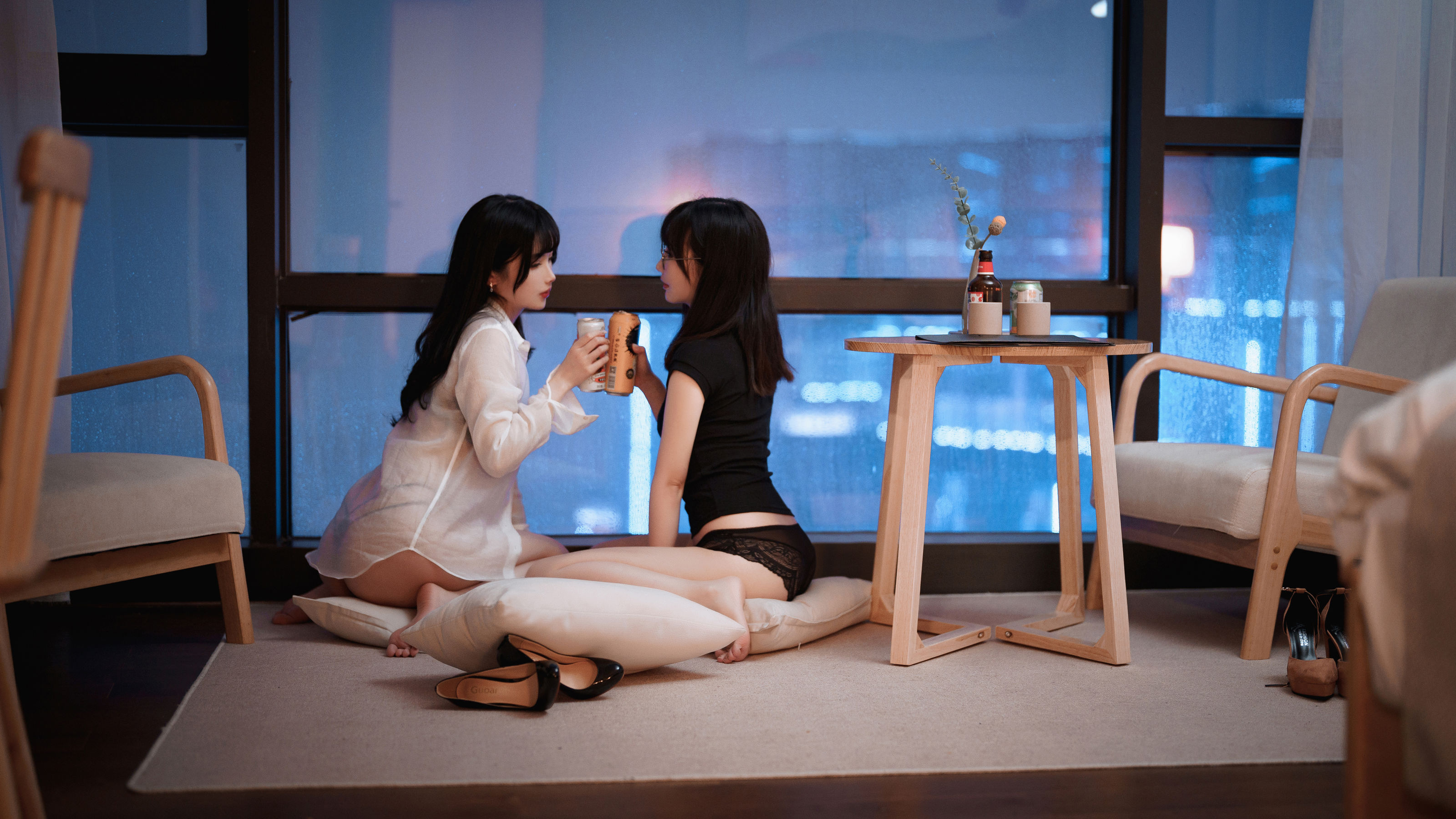 [福利COS] COS福利rioko凉凉子(肉扣热热子)&面饼仙儿 - OL百合