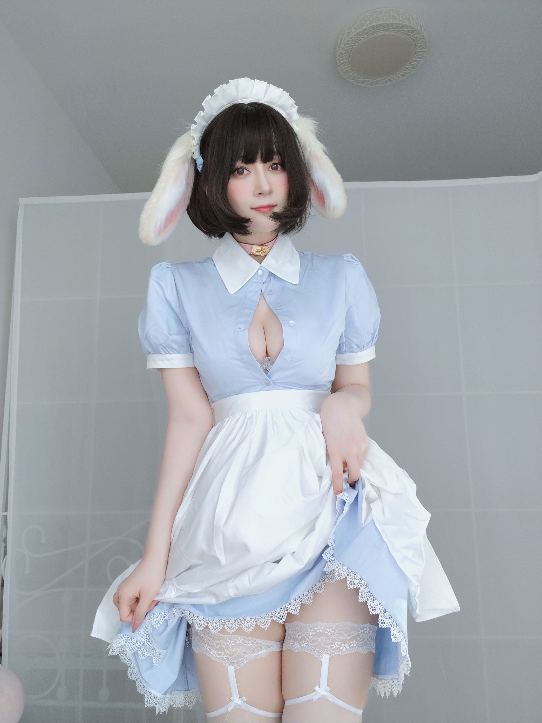 [福利COS] Coser小姐姐白银 - 兔女仆