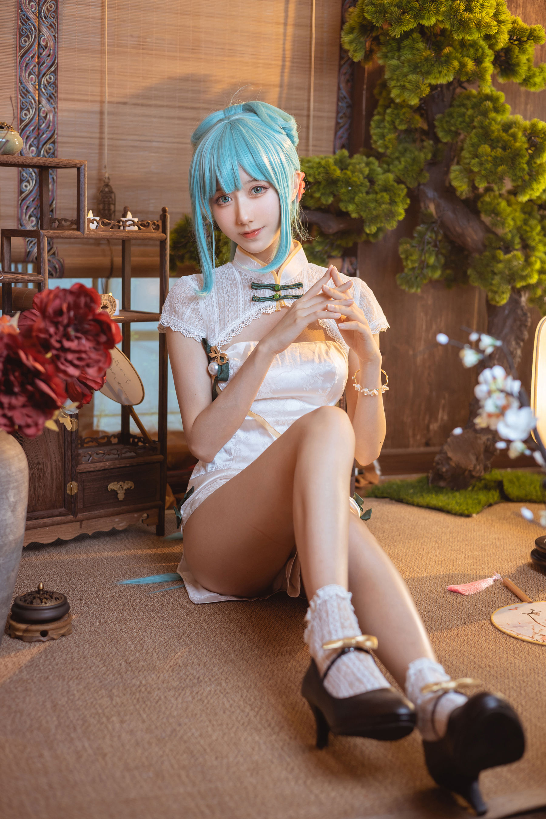 [福利COS] 萌系小姐姐木绵绵OwO - 初音韶华