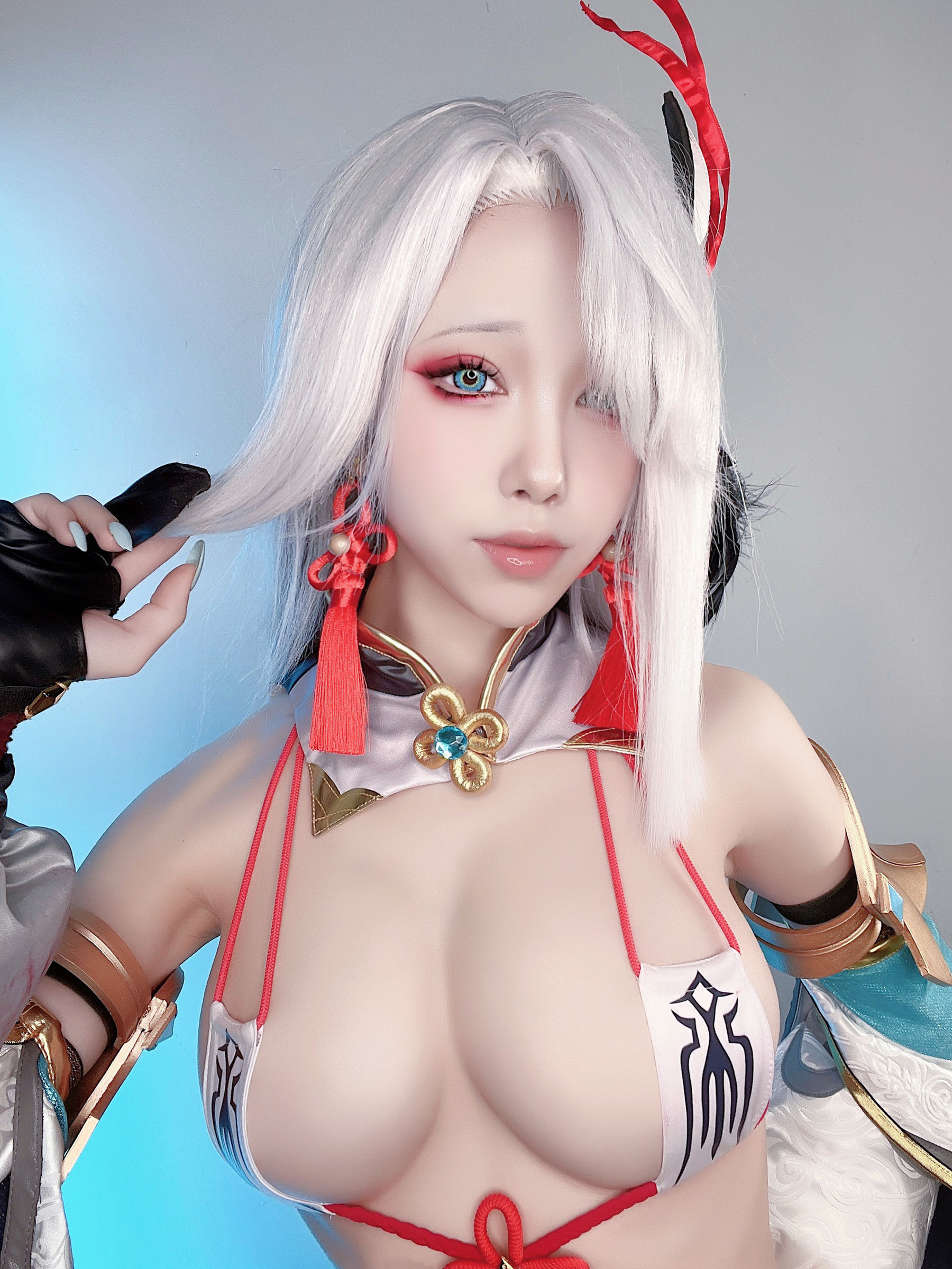 [福利COS] 动漫博主水淼aqua - 原神 申鹤