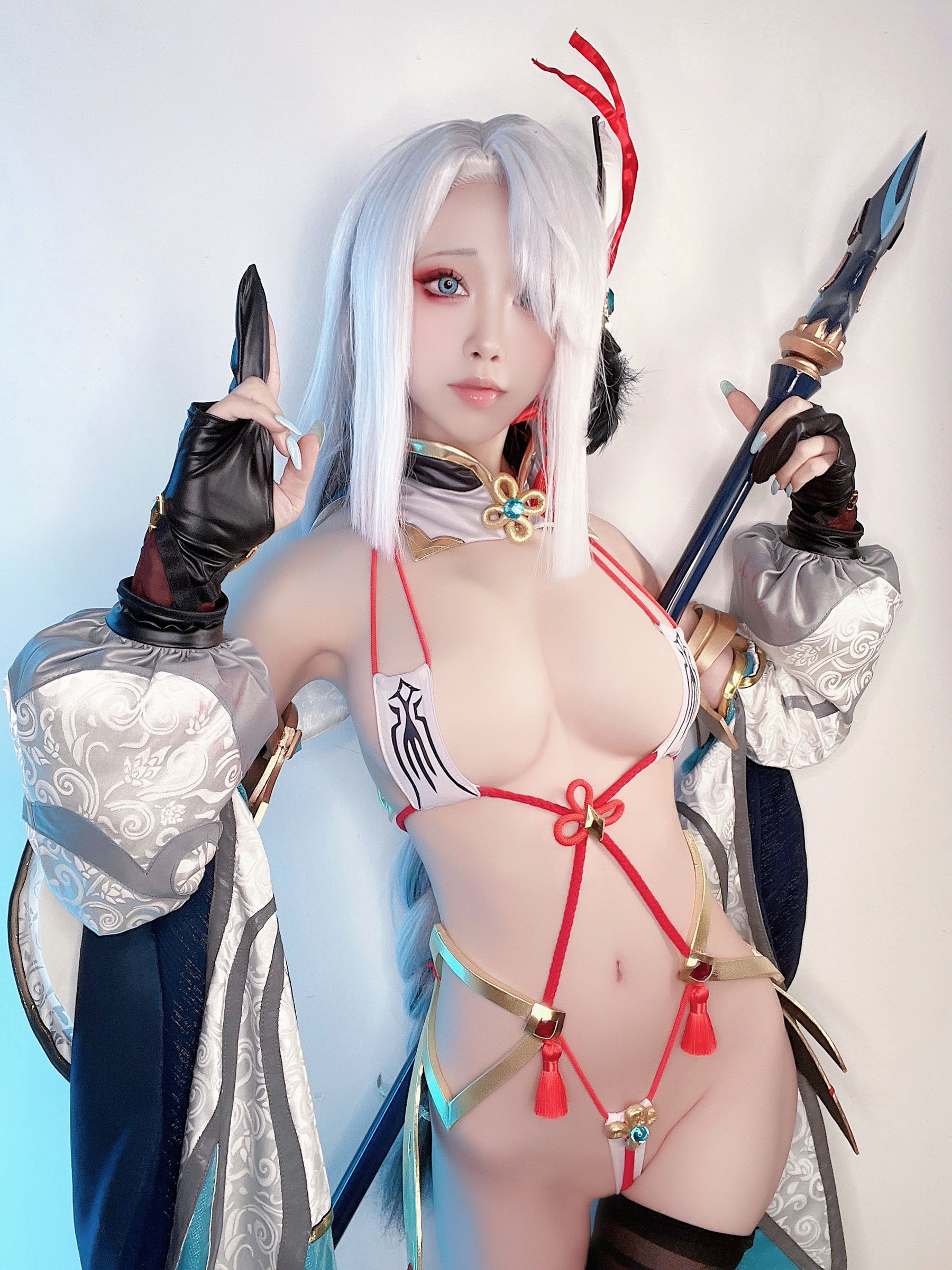 [福利COS] 动漫博主水淼aqua - 原神 申鹤