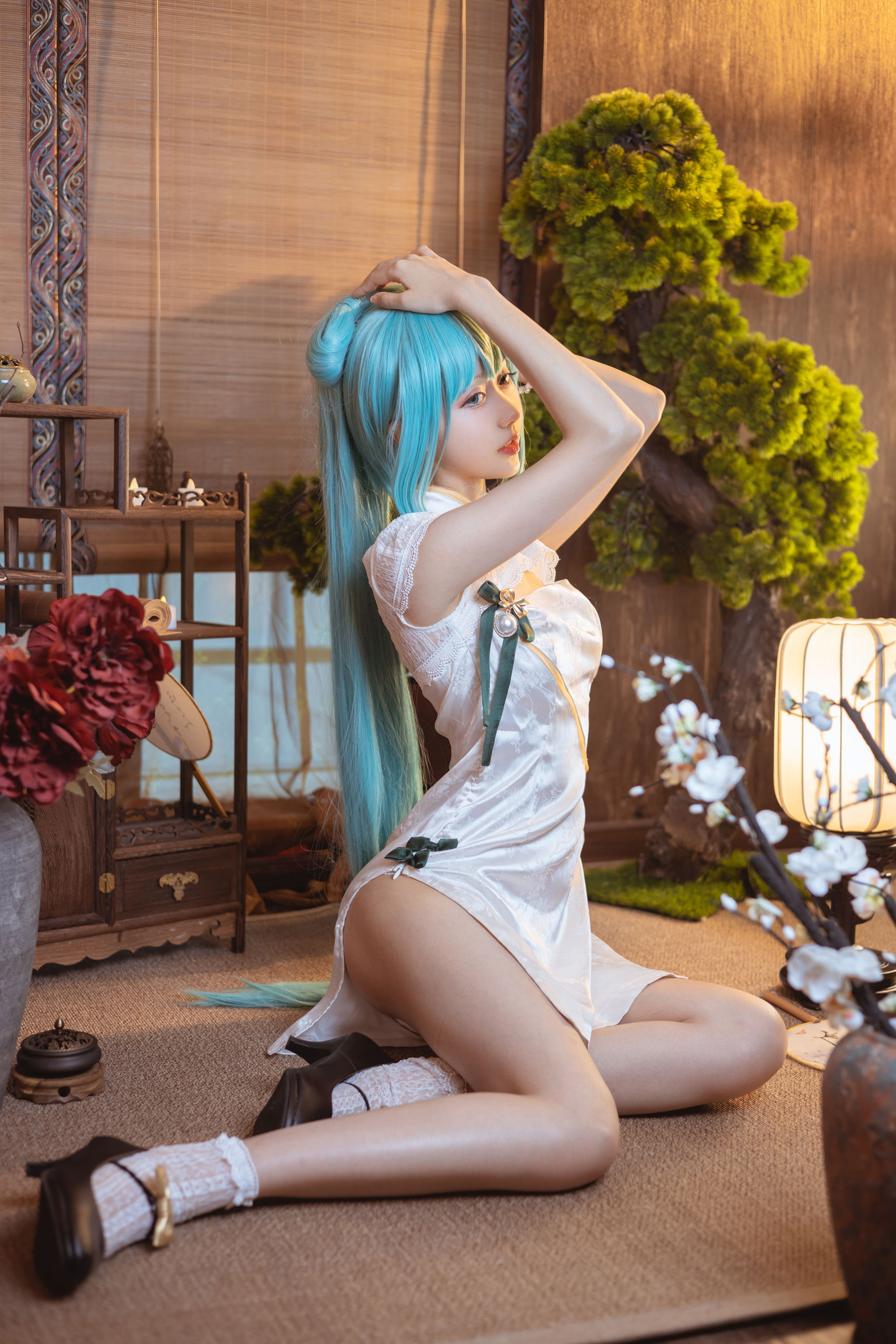 [福利COS] 萌系小姐姐木绵绵OwO - 初音韶华