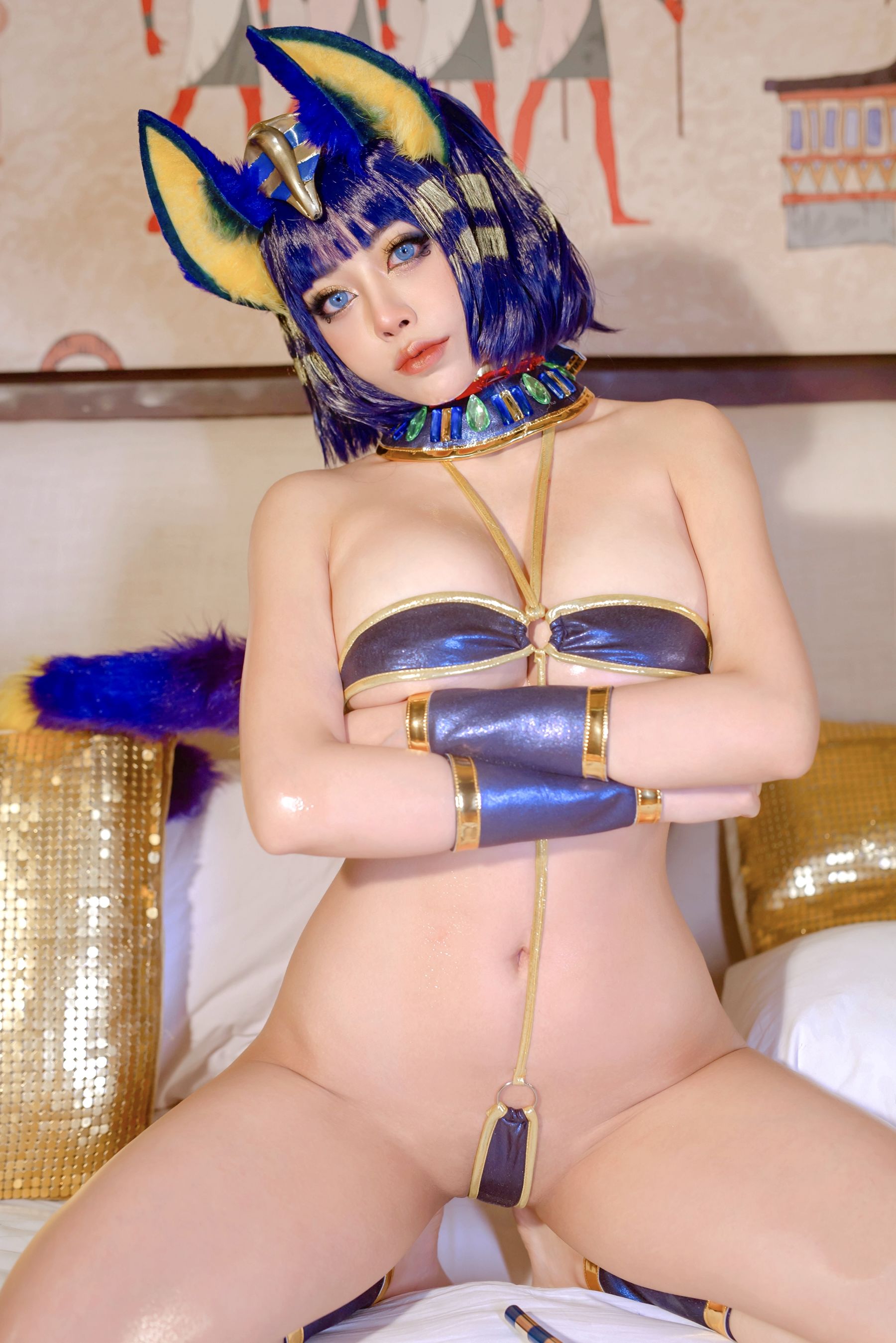 [福利COS] 日本性感萝莉Byoru - Lewd Ankha