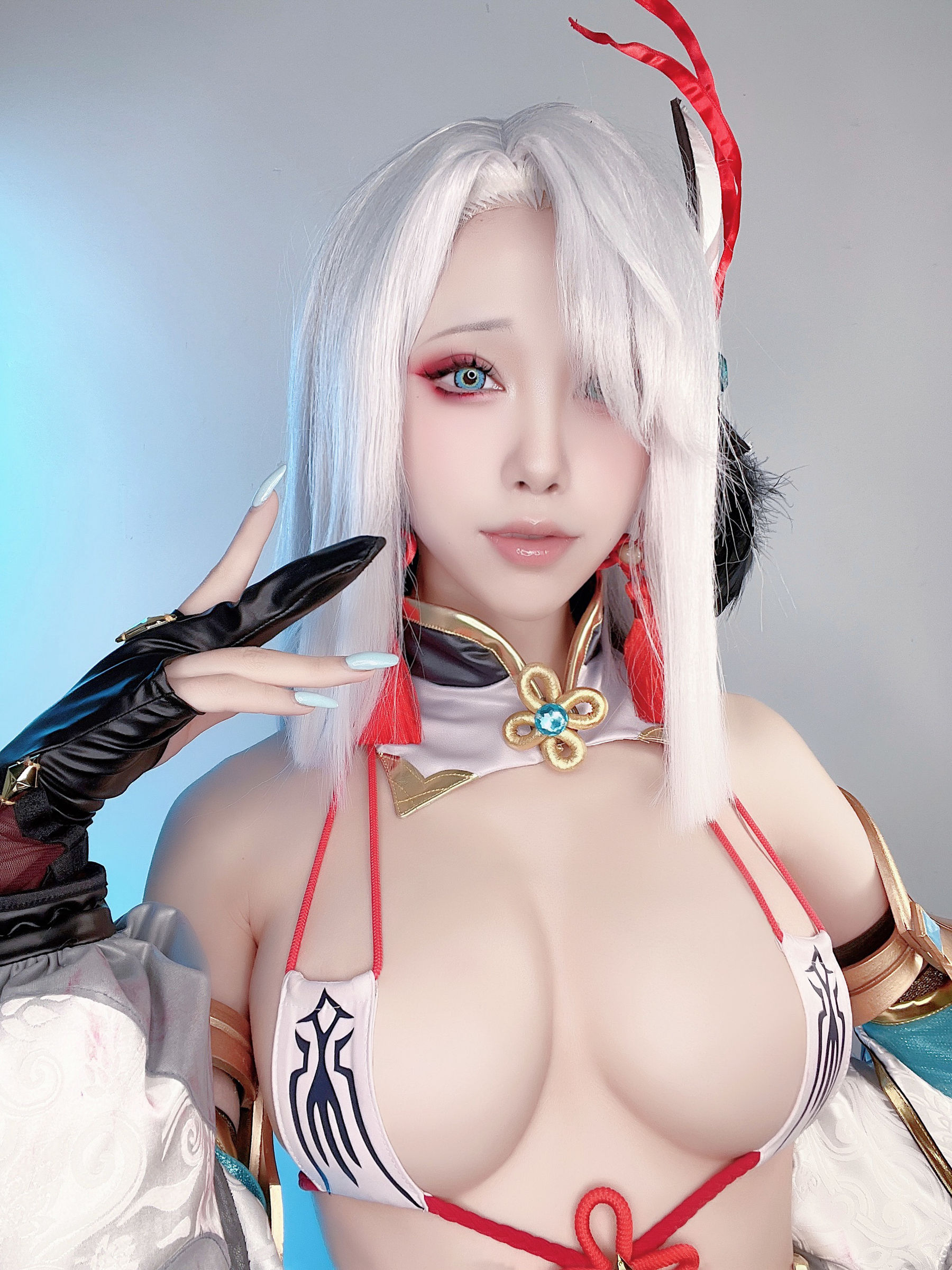 [福利COS] 动漫博主水淼aqua - 原神 申鹤