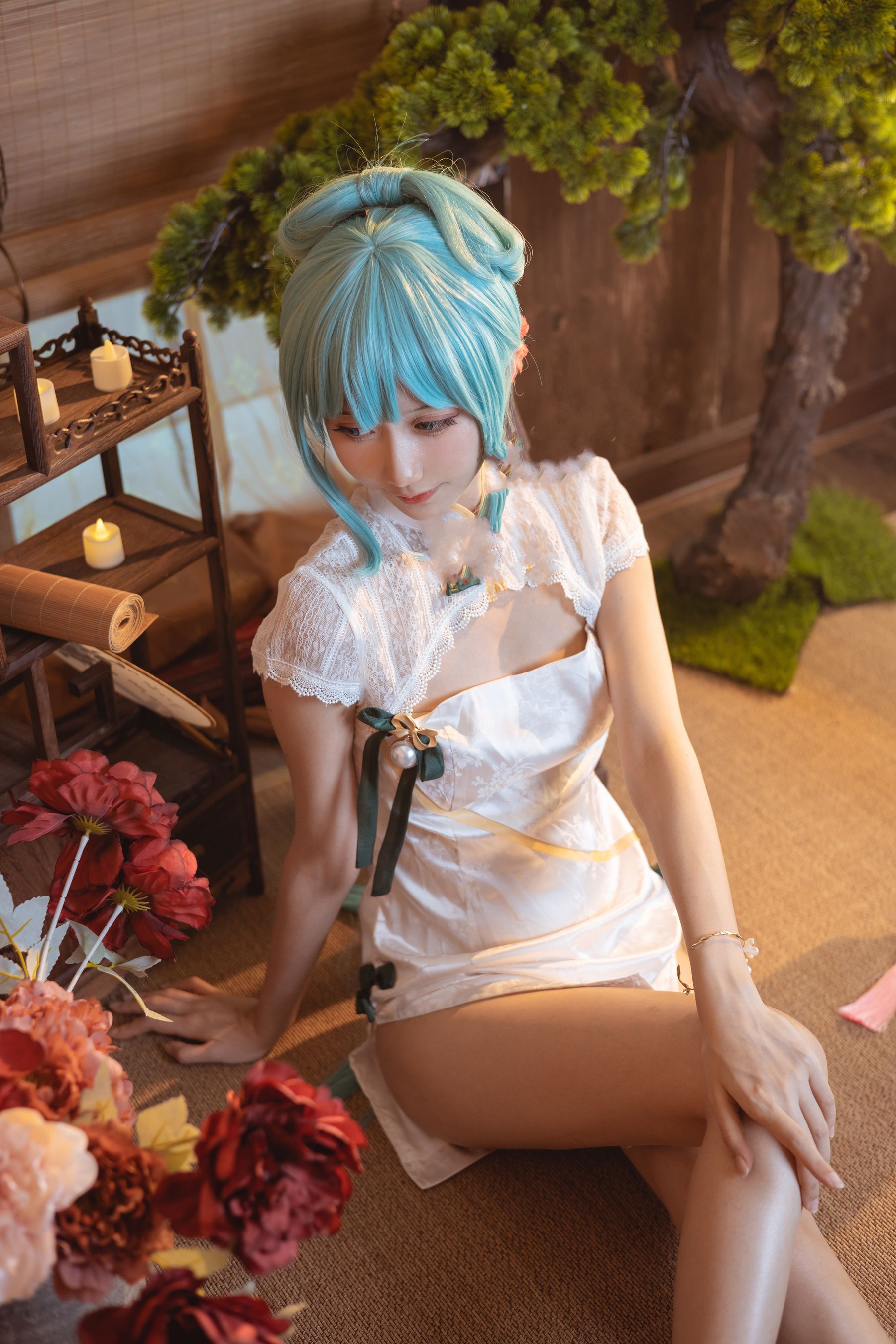 [福利COS] 萌系小姐姐木绵绵OwO - 初音韶华