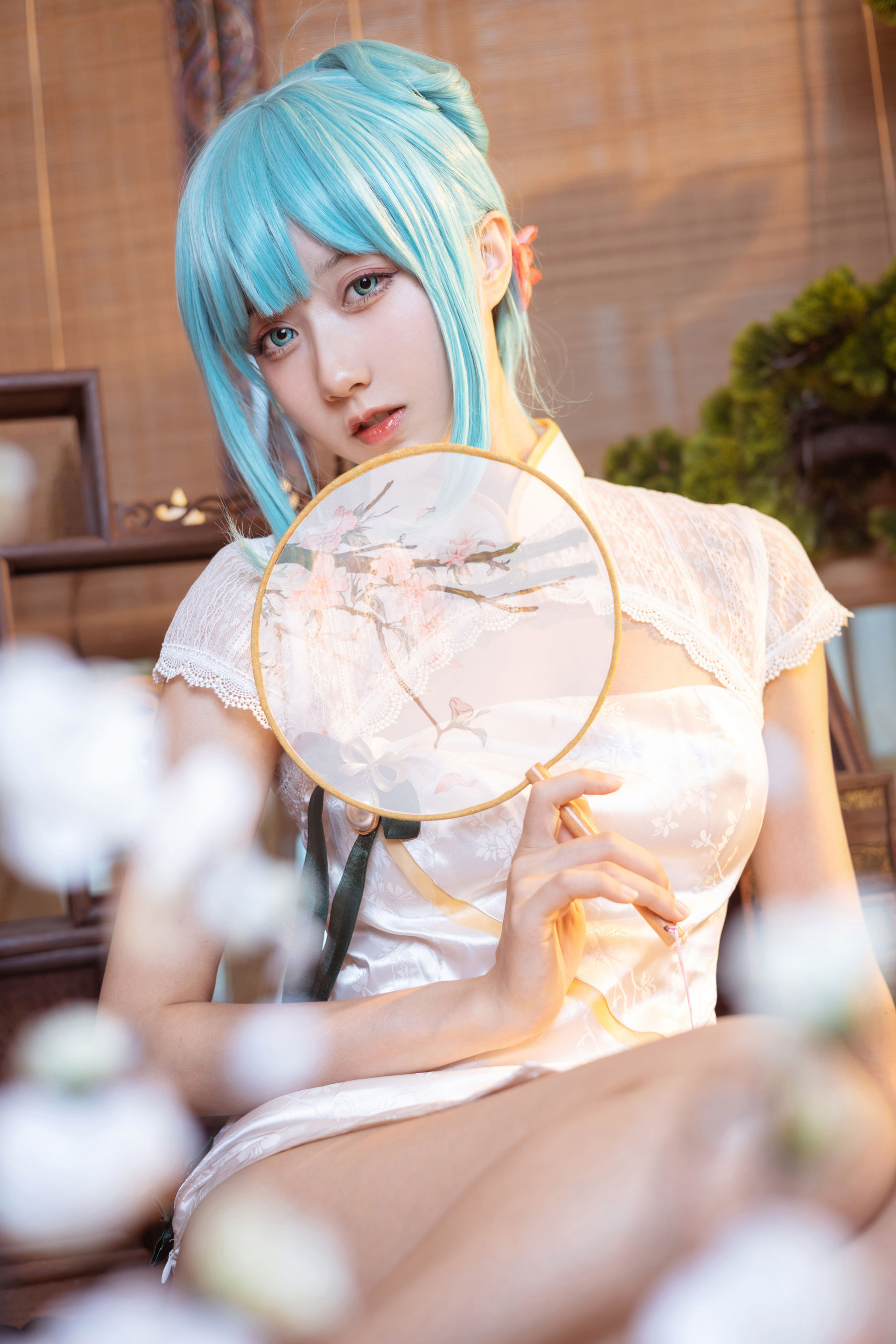 [福利COS] 萌系小姐姐木绵绵OwO - 初音韶华