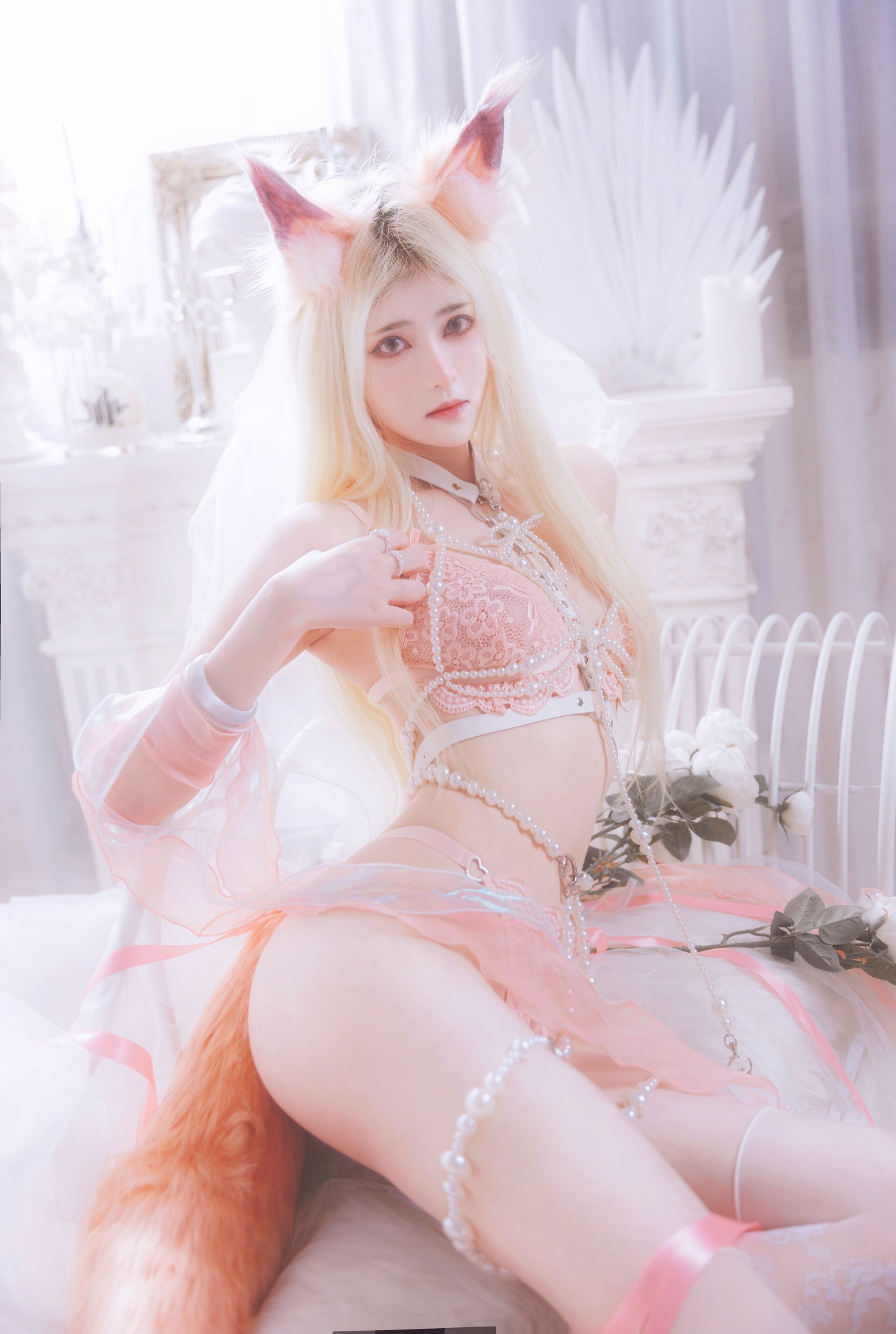 [福利COS] 动漫博主南桃Momoko - 狐狸与蔷薇