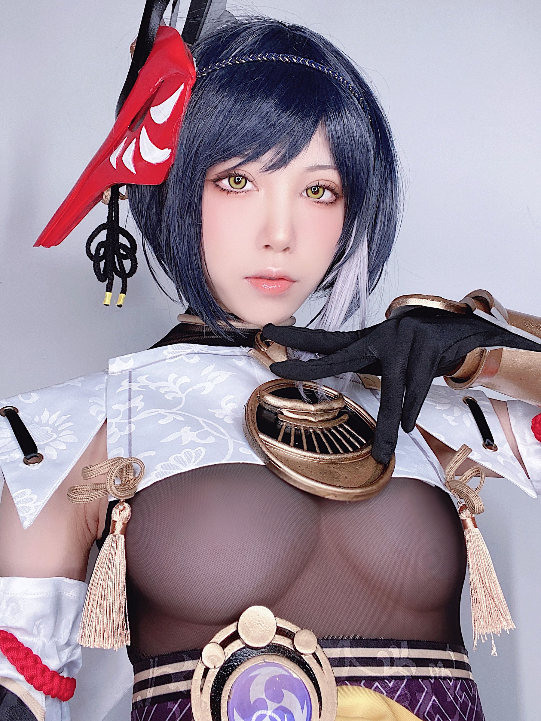 [福利COS] 动漫博主水淼aqua - 九条裟罗 自拍