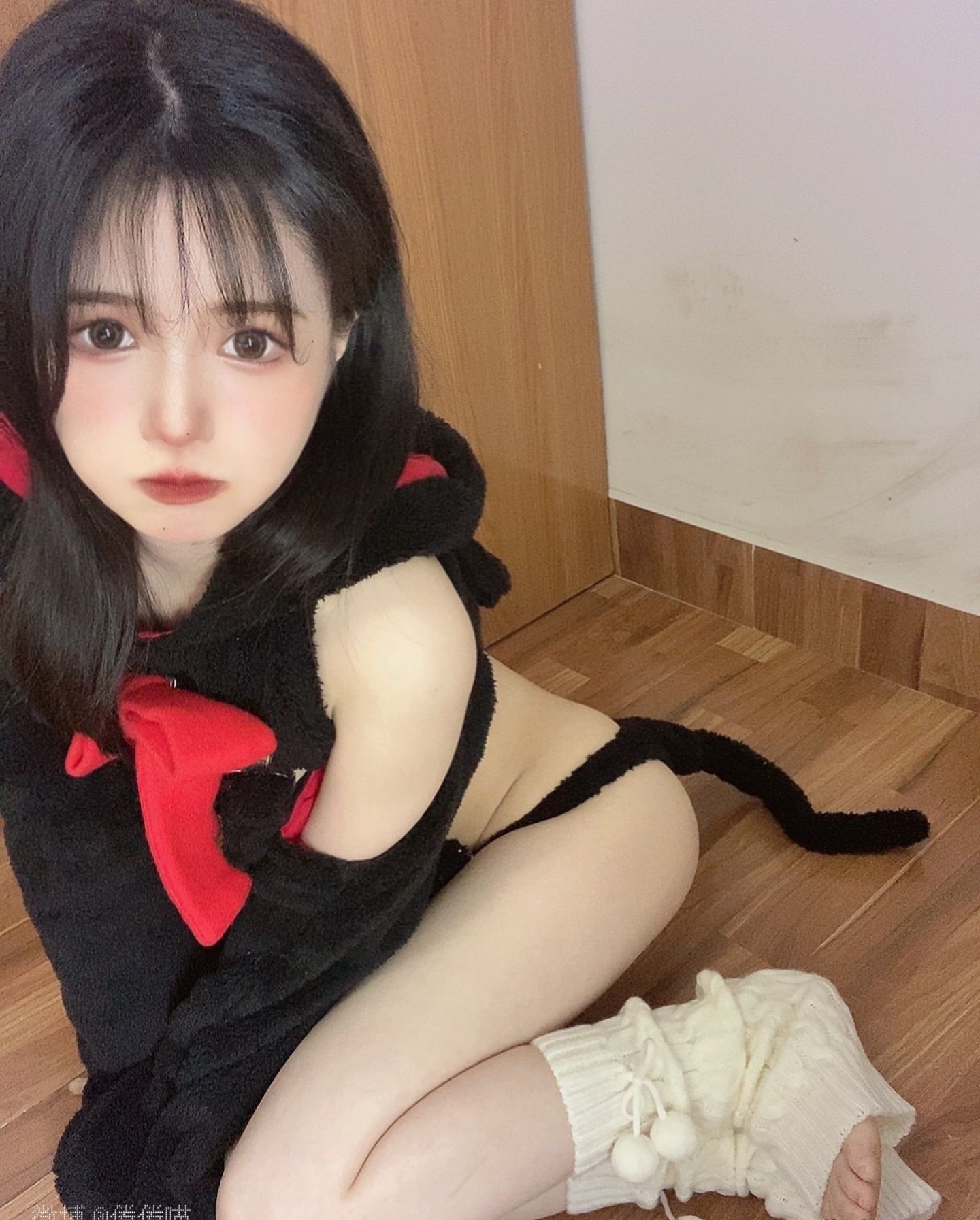 [福利COS] 倦倦喵 - 黑猫